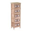 Cassettiera con 5 cassetti - 30x23x94 cm