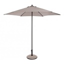 Ombrellone elegante Delfi Antracite-Tortora 270x240 cm