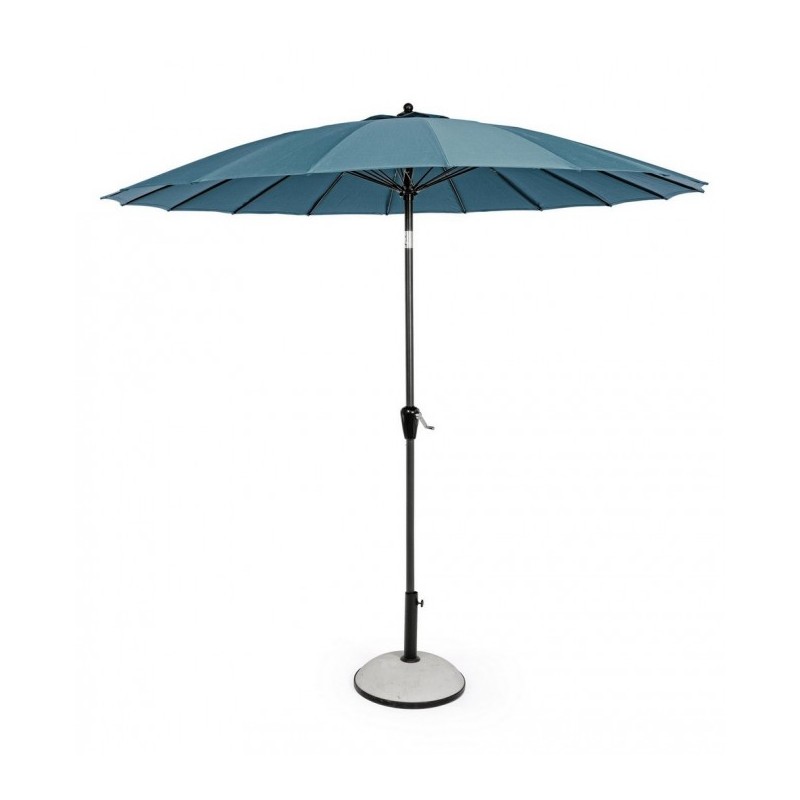 Ombrellone da giardino con snodo Antracite/Pavone - 270x240 cm