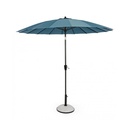 Ombrellone da giardino con snodo Antracite/Pavone - 270x240 cm