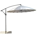 Ombrellone in alluminio con struttura verniciata a polvere, telo in poliestere 180g/m2 - Dimensioni: 300x300 cm