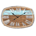 Orologio vetro numeri romani con corda 60x40x4 cm