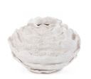 Vaso Bomb. Bianco H39.5 in Poliresina Resistente all'Acqua