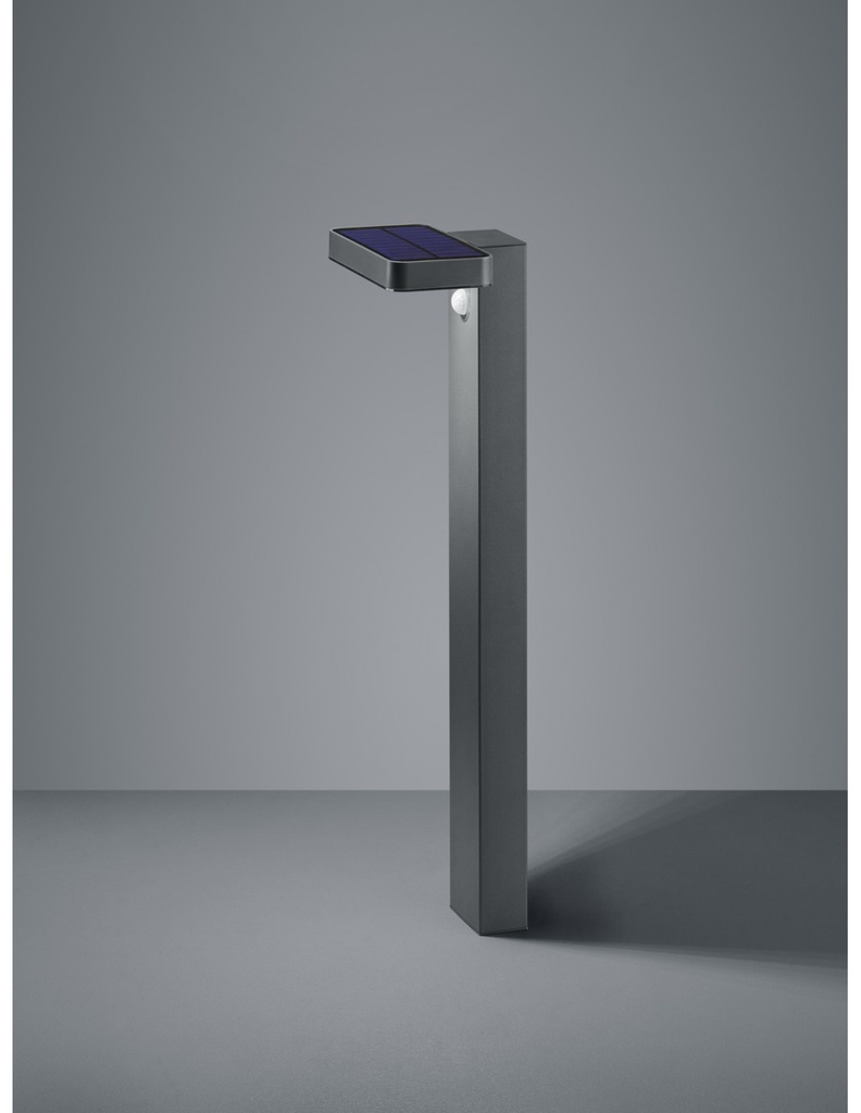 Palo da Esterno LED Antracite con Sensore di Movimento