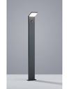 Palo per Esterno a Led con Sensore Movimento, Antracite