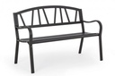 Panca Janelle Antracite - Dimensioni: 123 cm x 57 cm x 87 cm