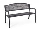 Panca in acciaio Lizette Antracite - 123x55x84 cm