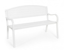 Panca Elegante e Funzionale per Spazi Esterni - Lizette Bianco - 123x55x84 cm