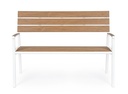 Panchina da giardino bianca Isak - Design elegante per il tuo spazio esterno