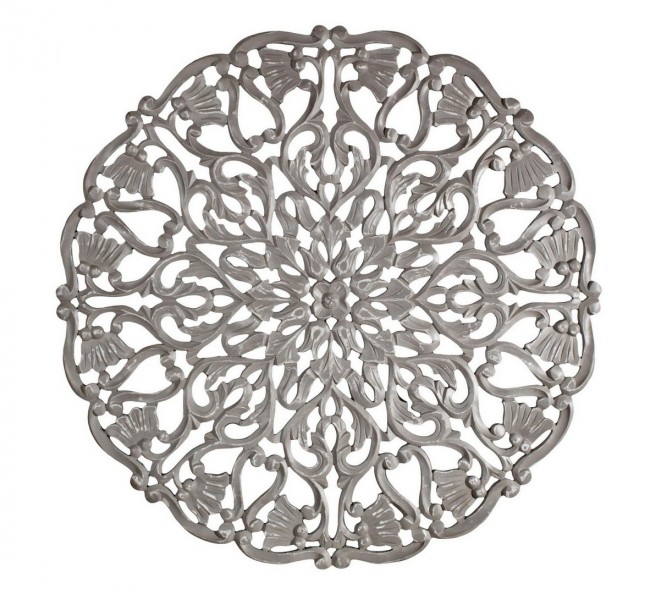 Pannello Vishal Grigio Anticato 80x80