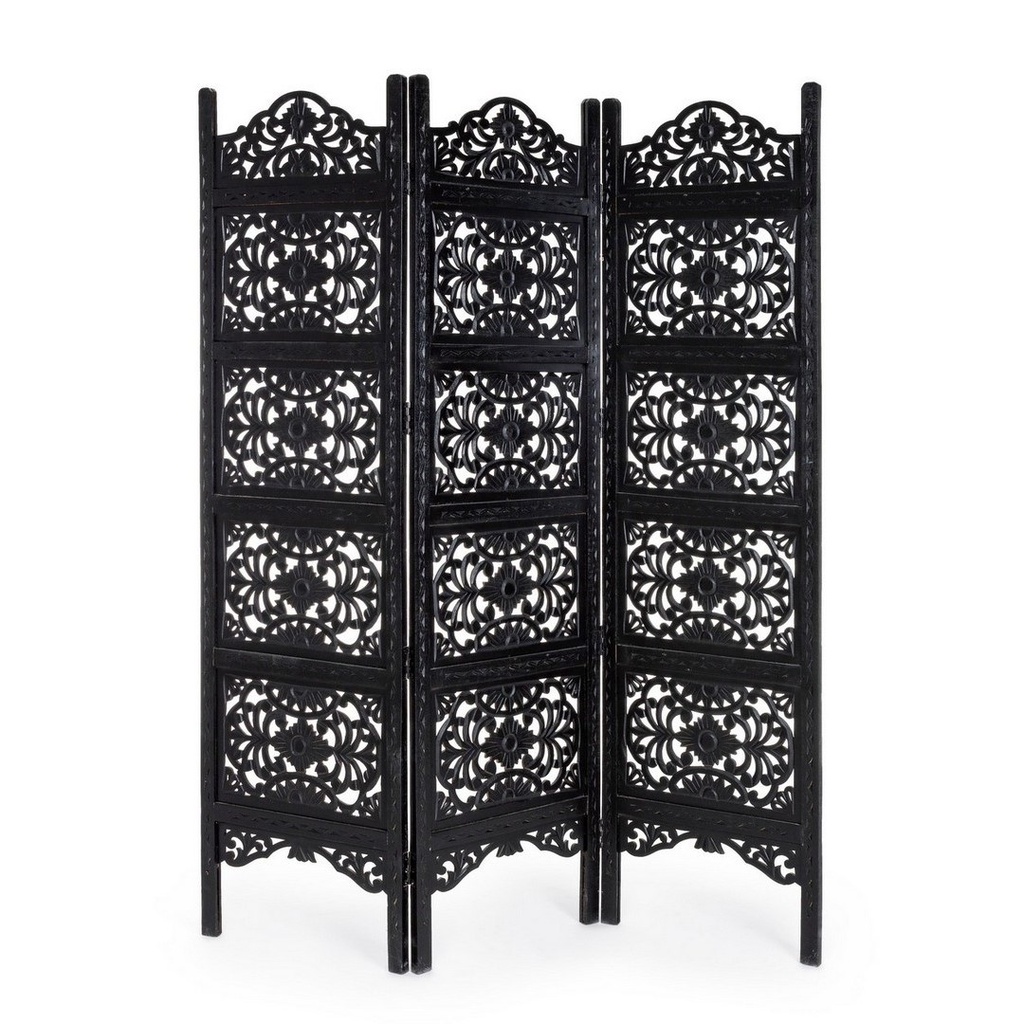 Paravento 3A Kiran Nero Anticato  BZ