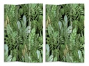 Paravento stampa 3 ante foglie verde 120,6x2,5h180 cm