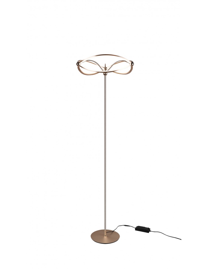 Piantana Diffusore Fiocco Led Dimmer Ottone