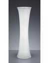 Piantana Cilindro Svasato Gravis Tessuto Bianco 2xE27 Trio Lighting