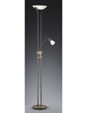 Piantana LED con Luce Spot da Lettura Dimmerabile Ruggine