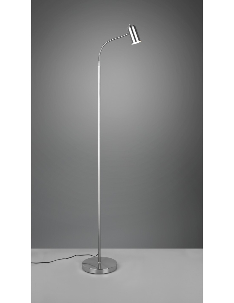 Piantana Minimale Flessibile Nichel Marila Trio Lighting