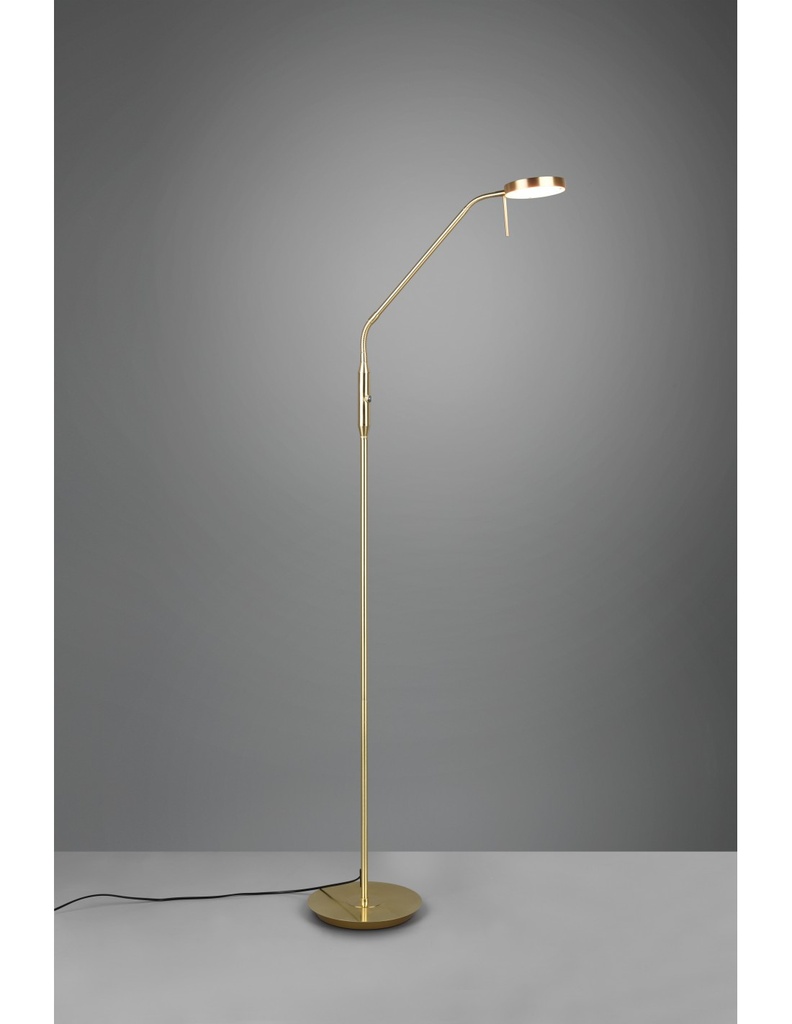 Lampada da Terra Ottone Monza LED Touch Dimmer Trio Lighting