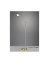 Piantana Ottone Satinato Disco Touch Led Orientabile