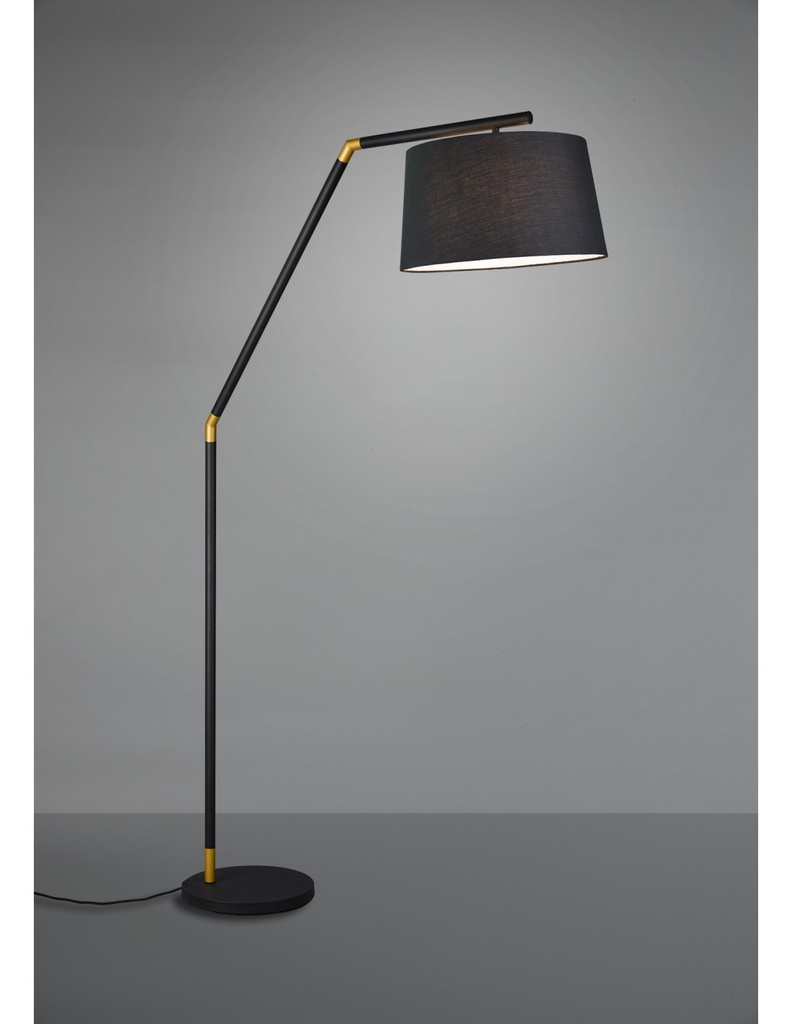 Piantana Tracy in Tessuto Nero H175 cm