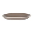 Piatto ovale crema Otello cm36x25,5h4,5