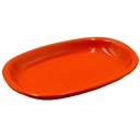 Piatto ovale arancione Romeo cm36x25h4