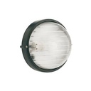 Plaf.Piccola E27  linea industriale tonda  nero