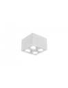 Plafone Bianco da Soffitto Biscuit 4 Spot Orientabili