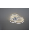 Plafoniera 3 Anelli Led 36w RGB Dimmerabile Nichel Trio Lighting