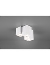 Plafoniera 3 Cubi Bianco Opaco