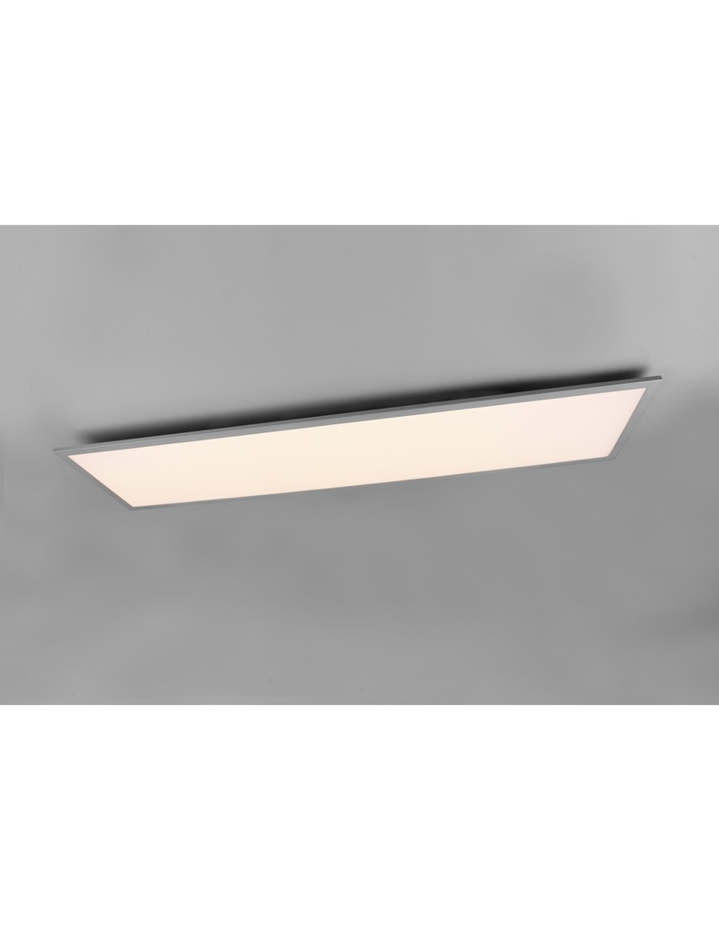 Plafoniera Rettangolare Moderna Led Dimmer 34w Alluminio