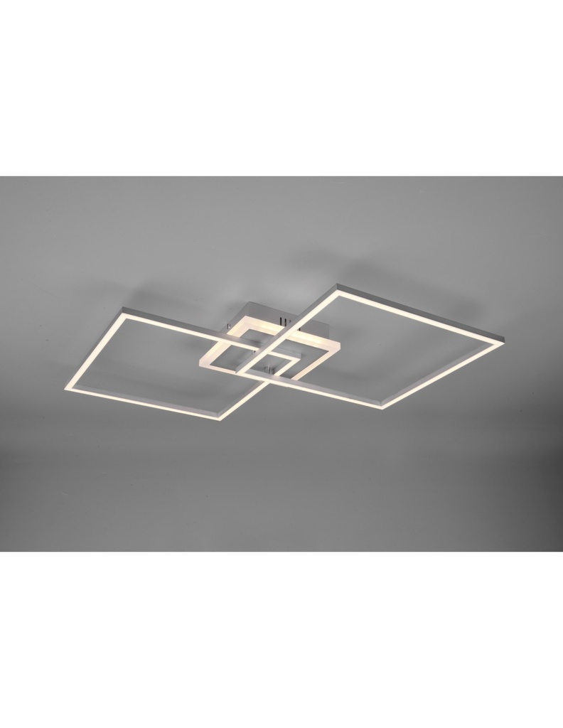 Plafoniera Quadrati Led Dimmerabile Rgbw Alluminio