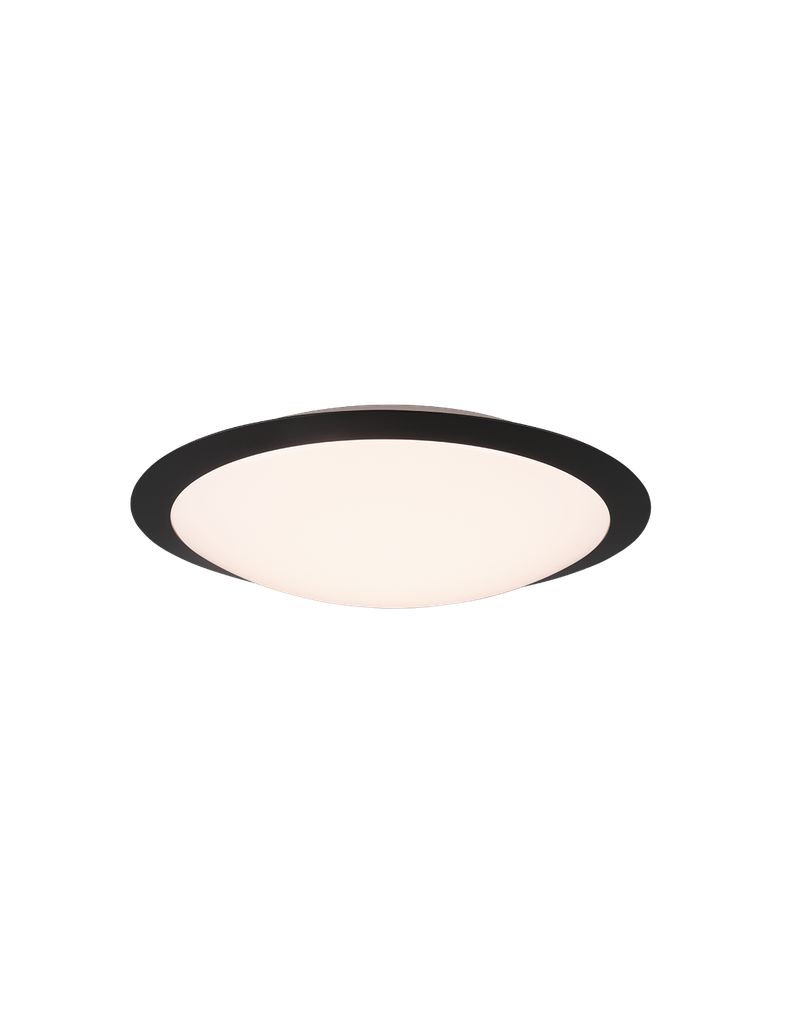 Plafoniera Bagno Umberto Led 18w Nero Ø42 cm