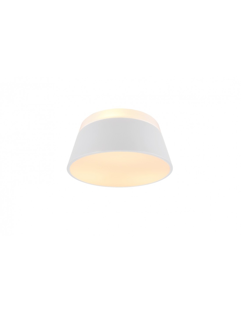 Plafoniera Cono Bianco Ø45 cm Doppia Illuminazione