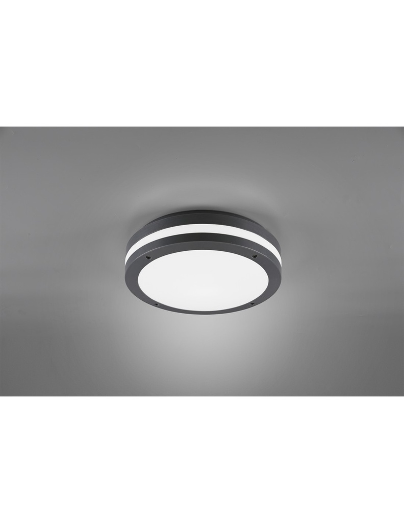 Plafoniera da Esterno Kendal LED Antracite Ø30 cm