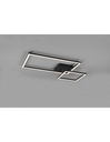 Plafoniera Squadrata Orientabile LED Dimmer Nero