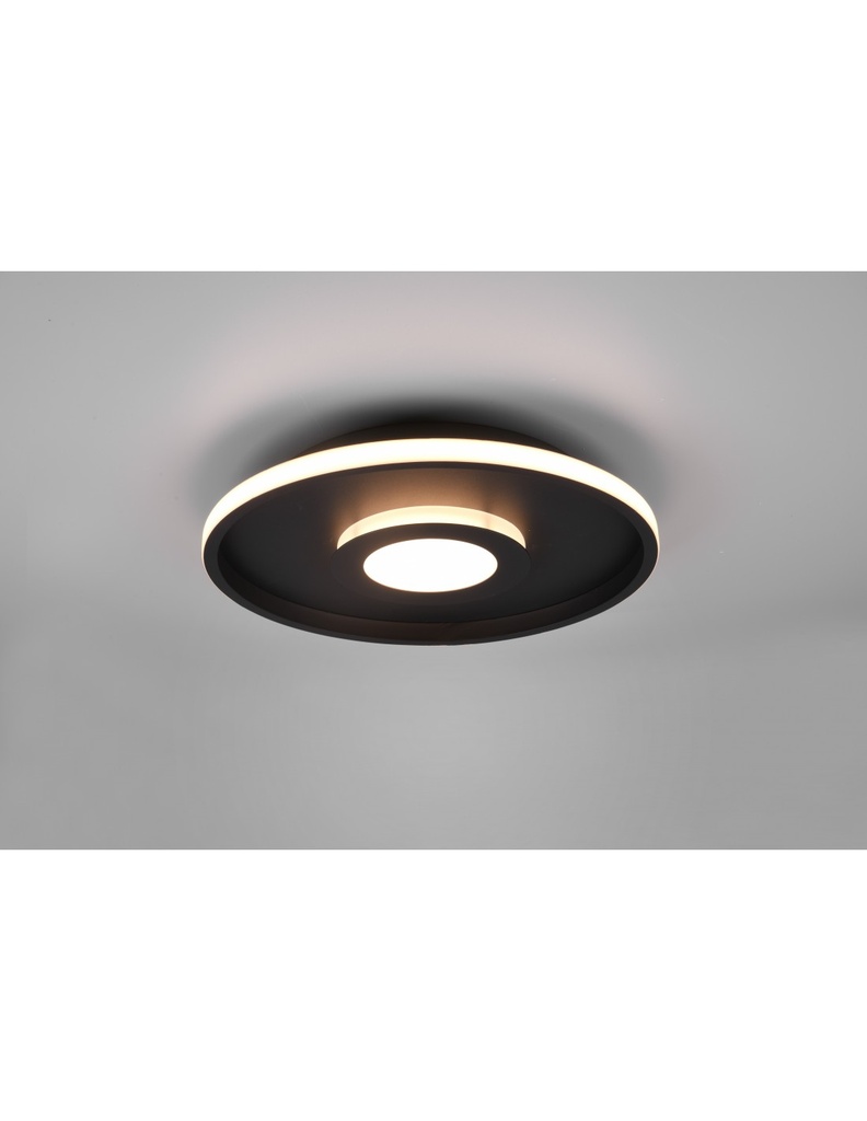 Plafoniera Disco Ascari Led 35w Nero IP44