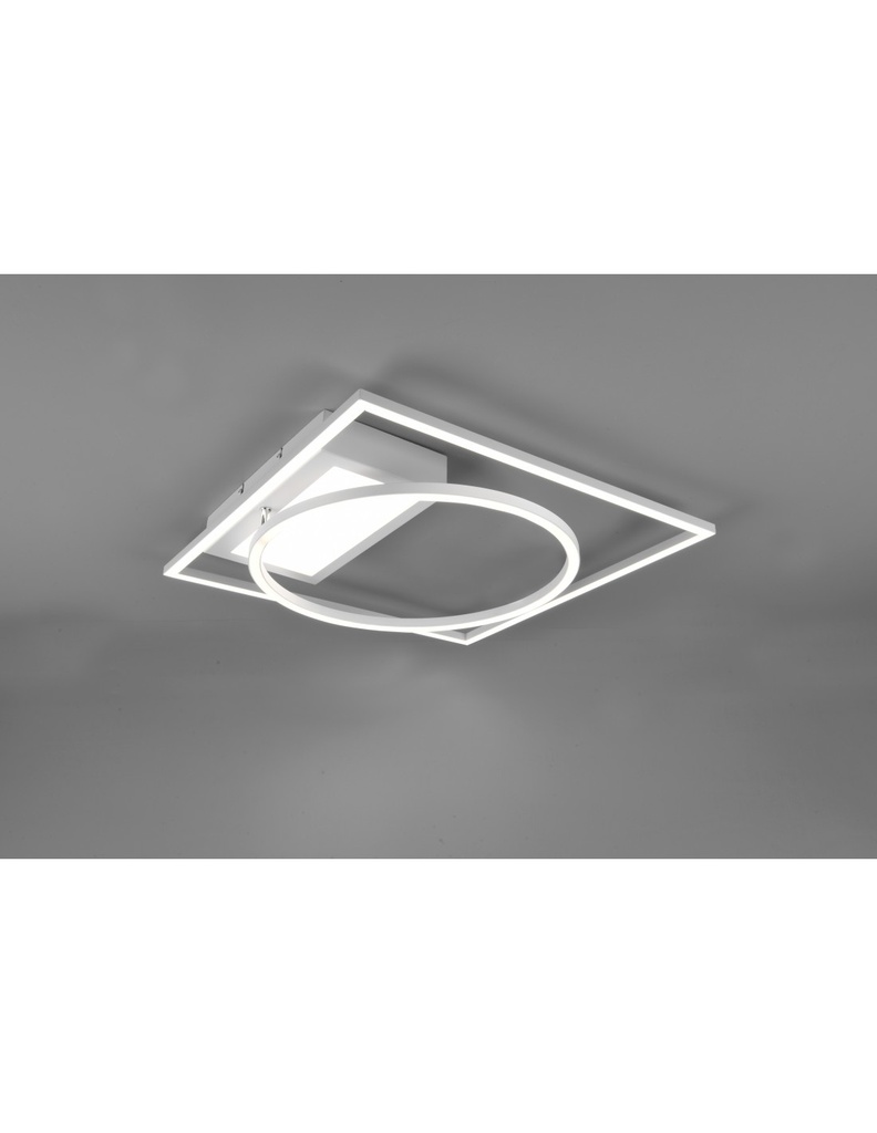 Plafoniera LED Dimmerabile Bianco L64 cm