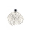 Plafoniera Foglie Decorative Lavabili Bianche