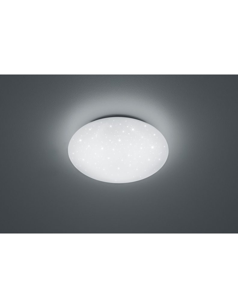 Plafoniera LED Dimmerabile Bianco Glitter Ø37 cm IP44