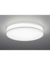 Plafoniera LED Paralume Tessuto Bianco Ø75 cm