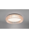 Plafoniera in Legno Naturale con LED 38W Dimmerabile