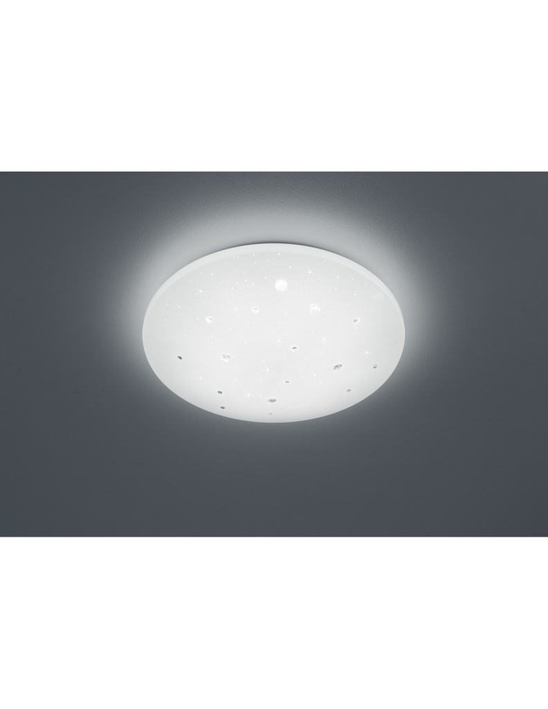 Plafoniera Moderna LED Dimmerabile Achat Ø50 cm Bianco