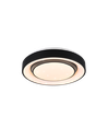 Plafoniera LED Dimmer RGB Mona Nero Ø38 cm