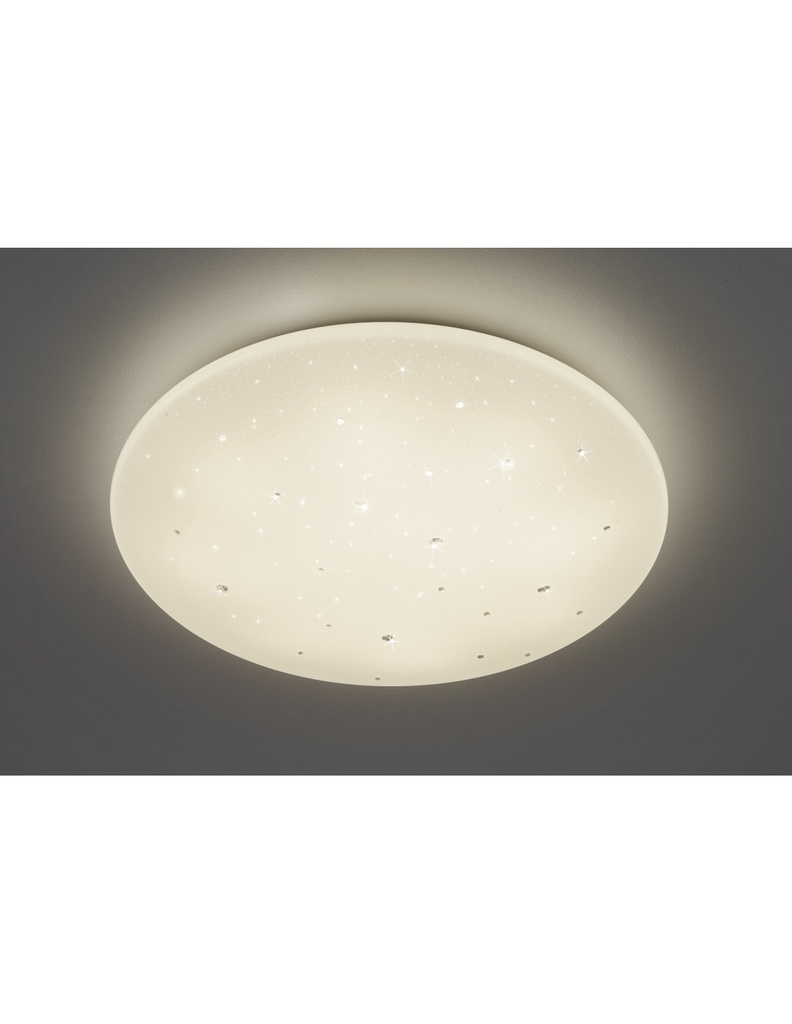 Plafoniera Moderna Led Dimmerabile Ø60 cm Bianco