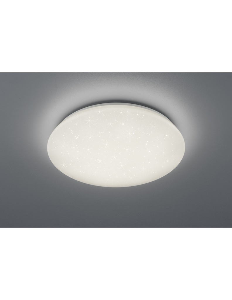 Plafoniera Moderna Led Effetto Cielo Stellato Bianco Ø74 cm