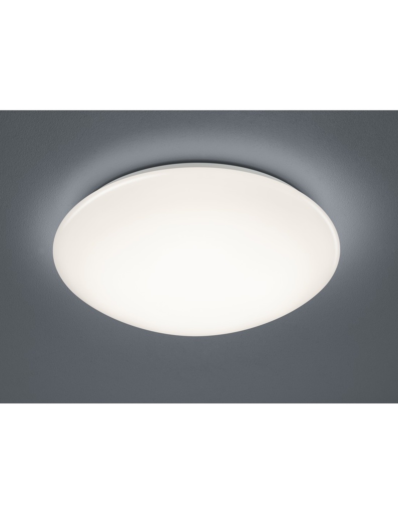 Plafoniera Moderna Bianca con Sensore - Diametro 37 cm