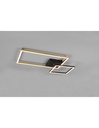 Plafoniera Orientabile Ottone Squadrata con LED Dimmer