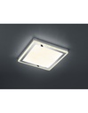 Plafoniera Quadrata Doppio Led Rgbw Dimmerabile Bianco 40x40 cm
