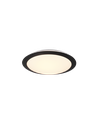 Plafoniera Rotonda Bagno Umberto Led 12w IP44 Nero Trio Lighting