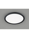 Plafoniera Rotonda LED Dimmerabile Nero Ø40 cm